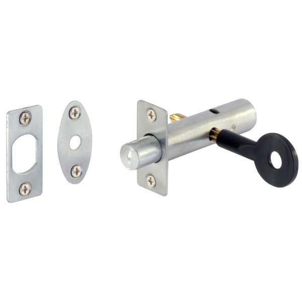 Gainsborough Door Security Bolt Satin Chrome