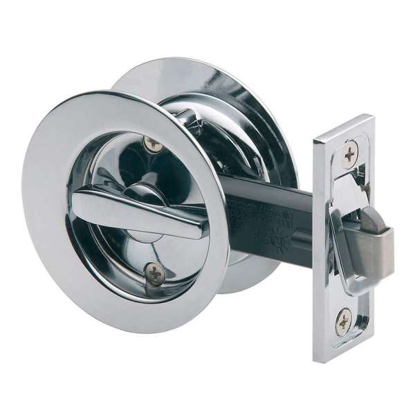 Gainsborough Sliding Cavity Set Circular Privacy Bright Chrome