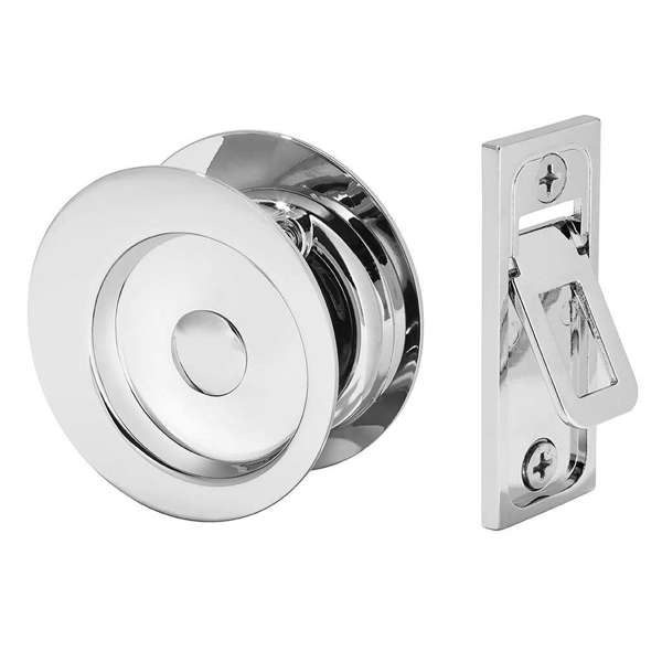 Gainsborough Circular Passage Sliding Cavity Set Bright Chrome