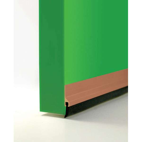 Cowdroy Anodised Rubber Strip Door Seal Bronze