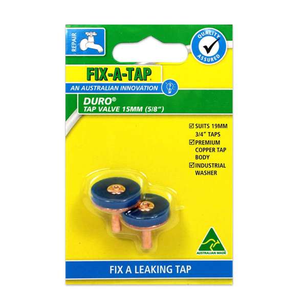 Fix-A-Tap Duro Tap Valve 15mm - 2 Pack