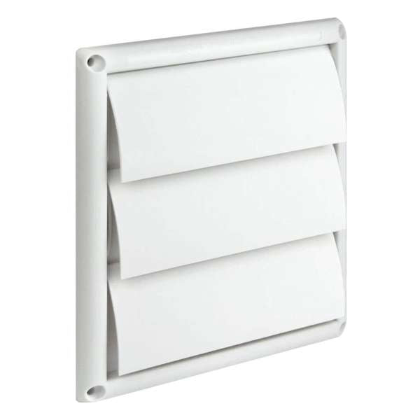 Deflecto Gravity Louvre Wall Vent Plastic 100mm