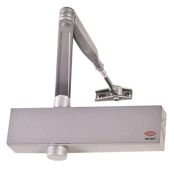 Lockwood Standard Arm Hydraulic Door Closer Silver