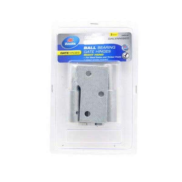 Zenith Ball Bearing Gate Hinge Steel Gate to Timber Post RH - 2 Pack