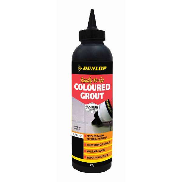 Dunlop Ready-To-Go Coloured Grout Jet Black 800g