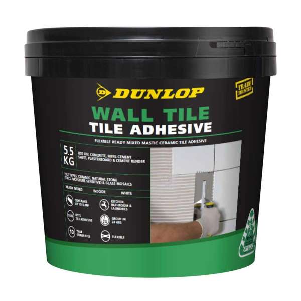 Dunlop Wall Tile Adhesive 5.5kg