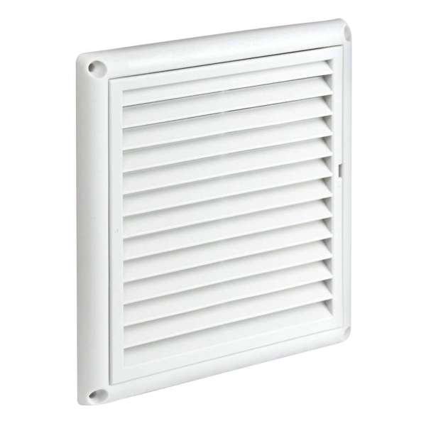 Deflecto Grille Vent with Screen Plastic 125mm