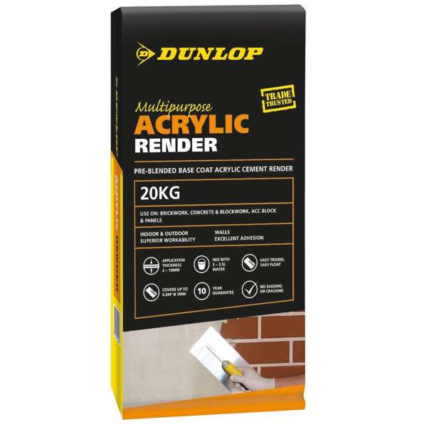 Dunlop Multipurpose Acrylic Render 20kg