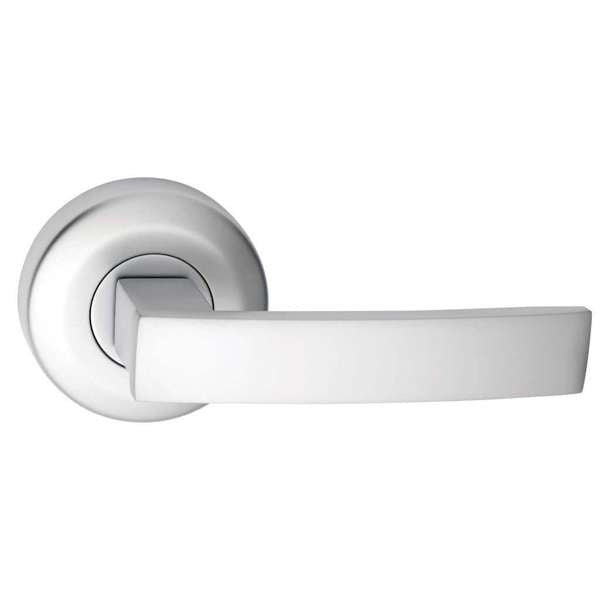 Gainsborough Neue Angular Passage Leverset Satin Chrome