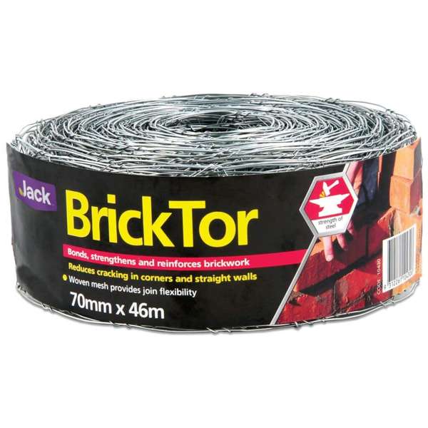 Jack Bricktor Galvanised Woven 70mm x 46m