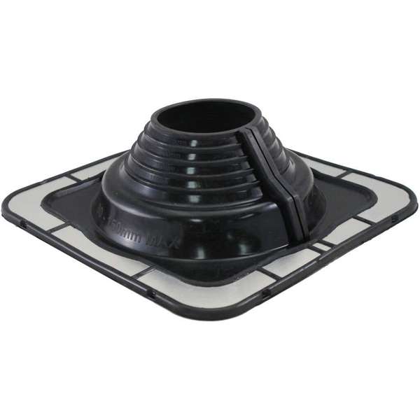 FlashRite #4 Metal Roof Pipe Flashing EPDM Black 90-150mm