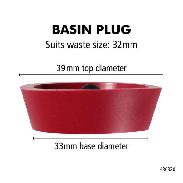 Boston Basin Plug Suits 32mm Outlets