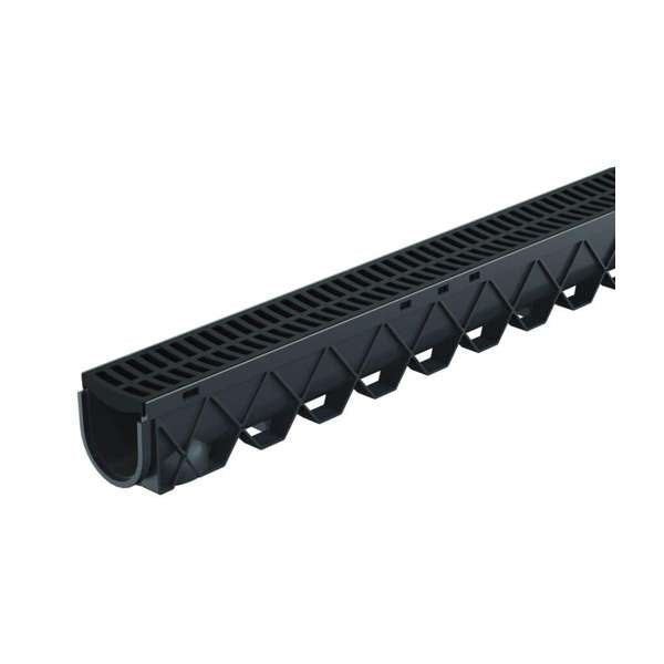 Reln Storm Drain with Black Plastic Grate 3m