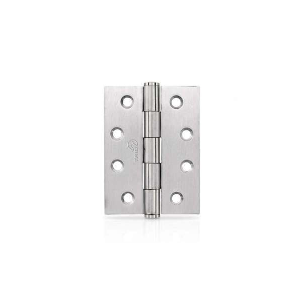 Trio Door Butt Hinge Fixed Pin 304 Stainless Steel 100 x 75 x 2.5mm