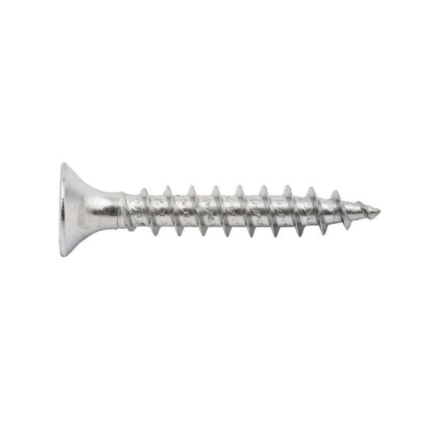 Zenith Hinge Screws Satin Chrome 10G x 30mm - 100 Pack