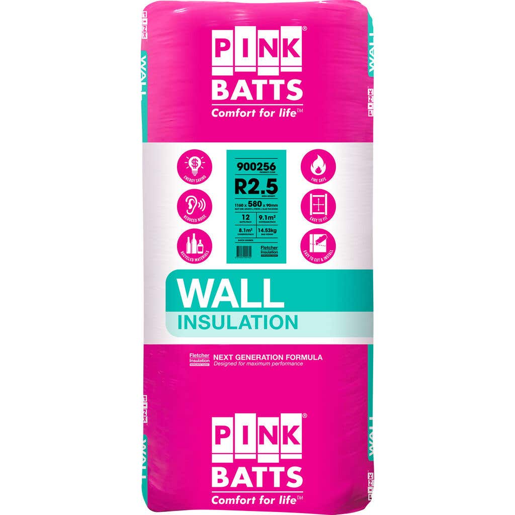 Fletcher Firmasoft Wall Batts R2.5 1160 x 580 x 90mm (12Pk)