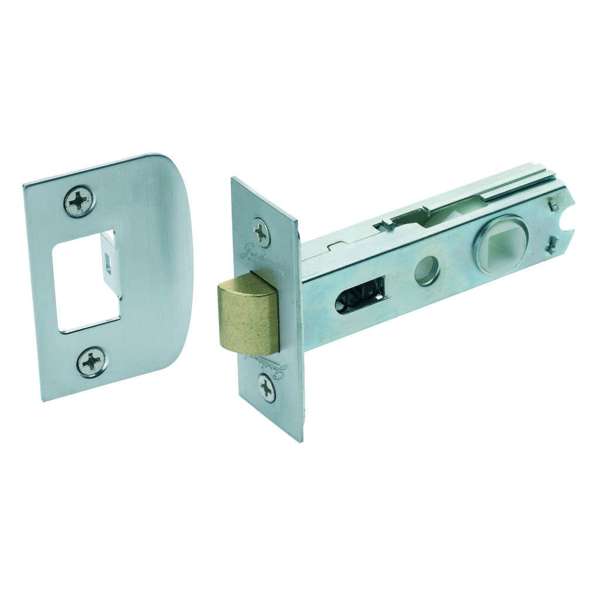 Gainsborough Tubular Latch Rectangular Satin Chrome