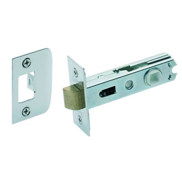 Gainsborough Tubular Latch Rectangular Bright Chrome