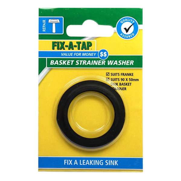 Fix-A-Tap Basket Strainer Washer Suits Franke 90mm x 50mm