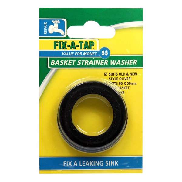 Fix-A-Tap Basket Strainer Washer Suits Oliver 90mm x 50mm