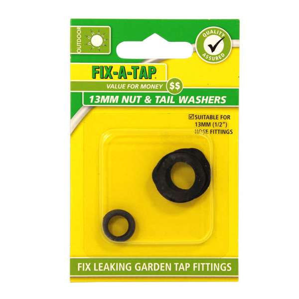 Fix-A-Tap Nut & Tail Washers 13mm