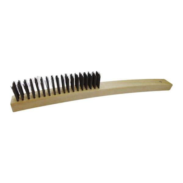 Josco Long Handle 4 Row Wire Brush