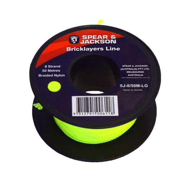 Spear & Jackson Bricklayers Line Green 50m