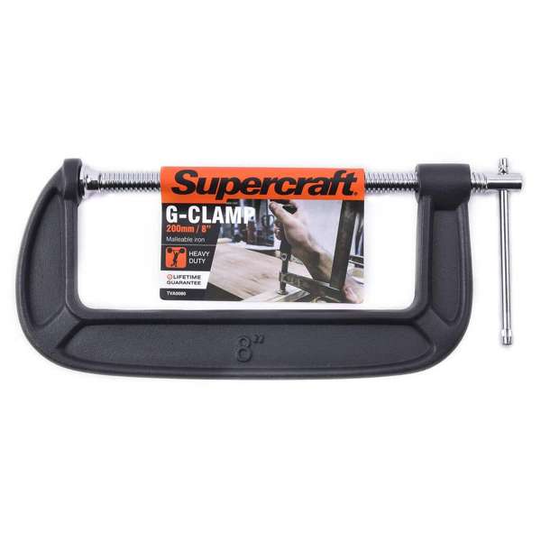 Supercraft Heavy Duty G-Clamp 200mm