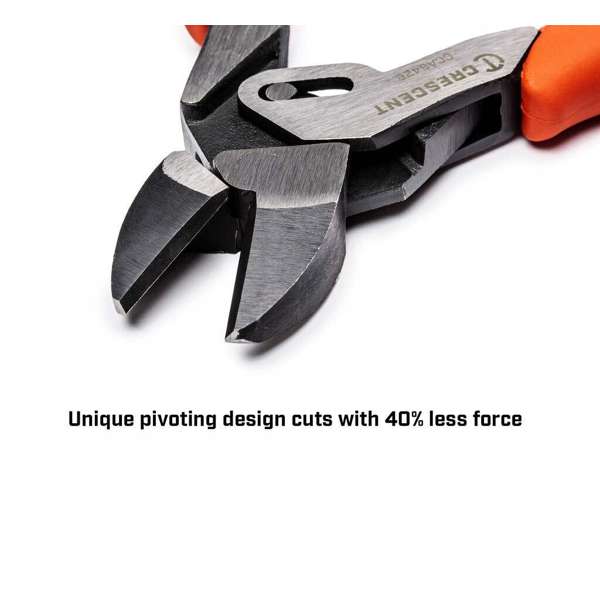 Crescent Pivot Action Dual Material Diagonal Compound Cutting Pliers 200mm