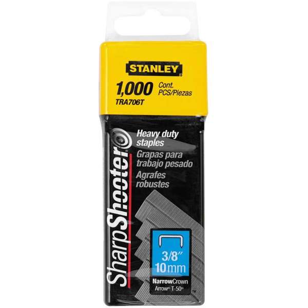 Stanley Heavy Duty Staples 10mm - 1000 Pack