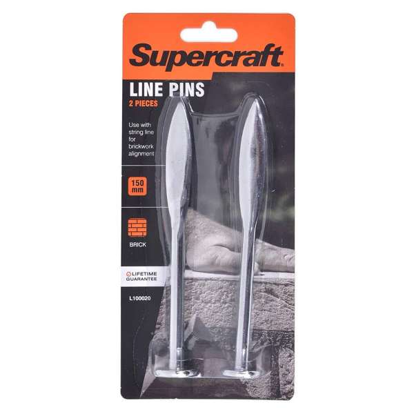 Supercraft Chrome Line Pins - 2 Piece