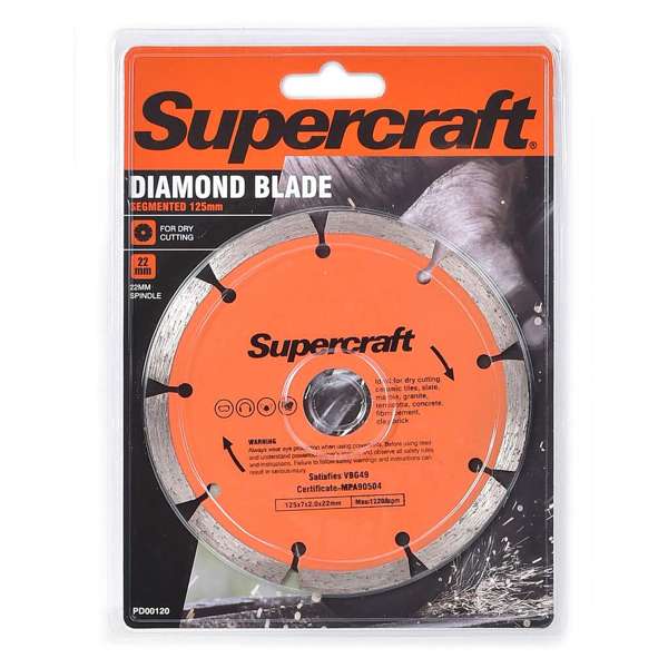 Supercraft Diamond Blade Segmented 125mm