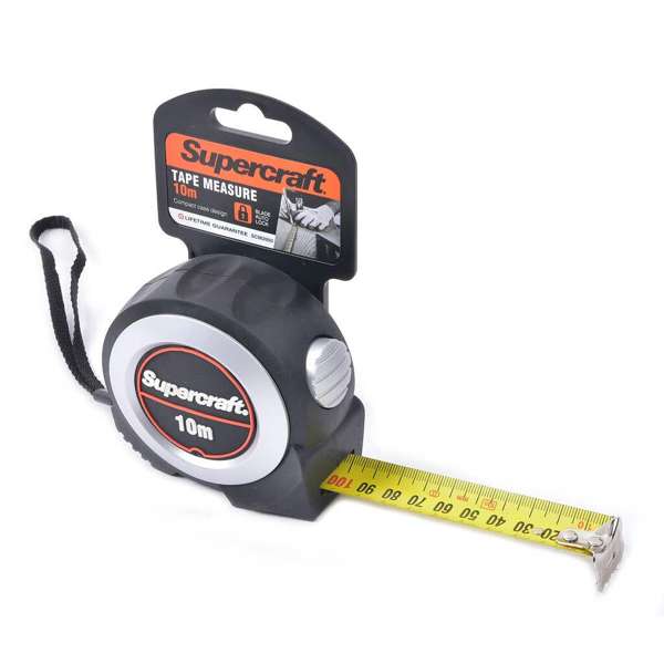 Supercraft Tape Measure Anodised 10m