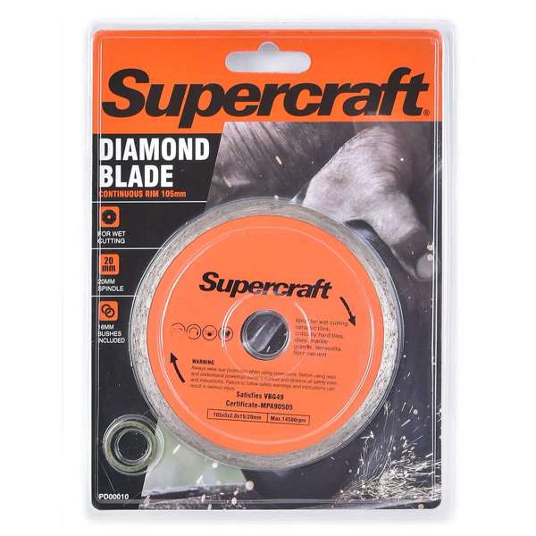 Supercraft Diamond Blade Continuous 105mm