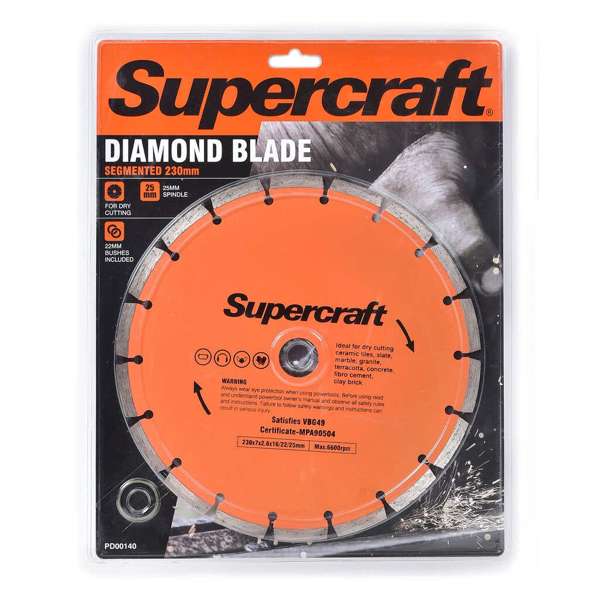 Supercraft Segmented Diamond Blade 230mm