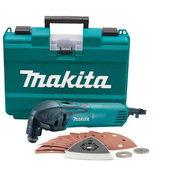 Makita 320W Multi Tool Kit with Accessories & Carry Case TM3000CX7