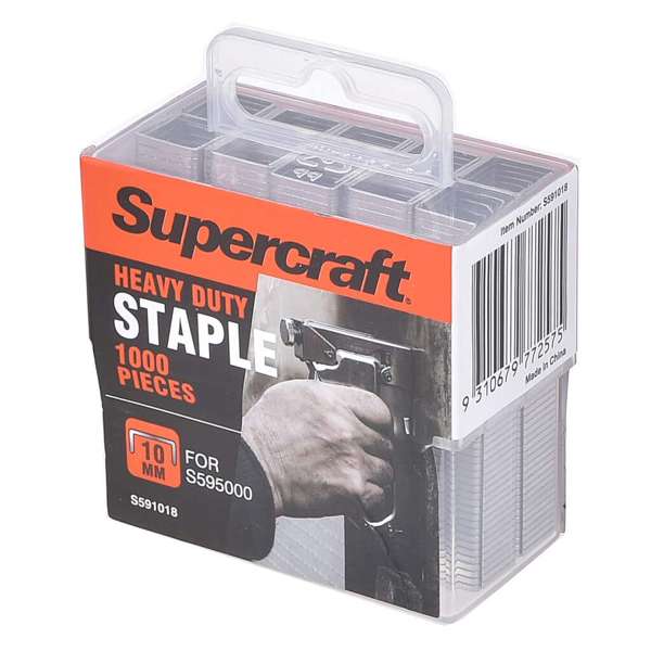 Supercraft Staples Heavy Duty 10mm - 1000 Piece