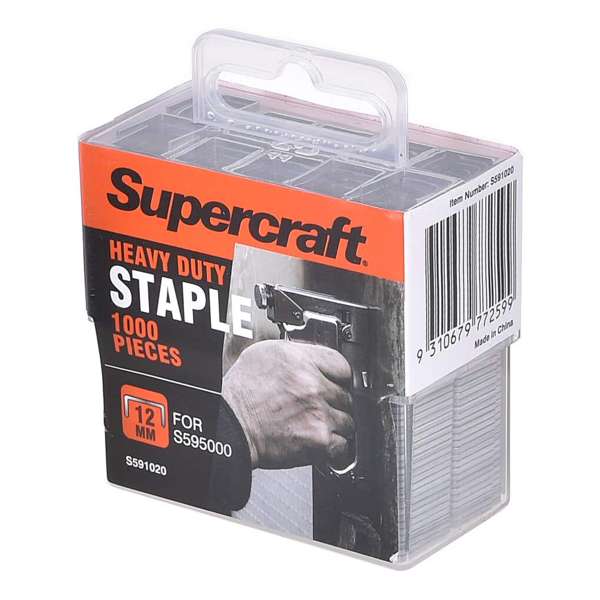 Supercraft Staples Heavy Duty 12mm - 1000 Pieces