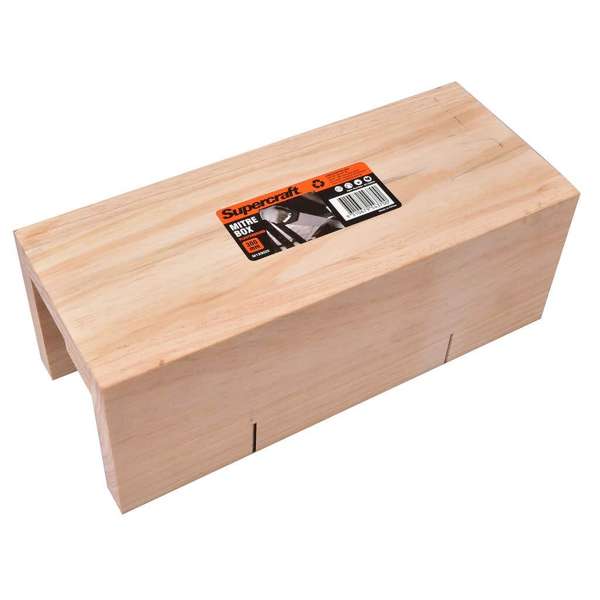 Supercraft Mitre Box Wooden Gyprock 300mm