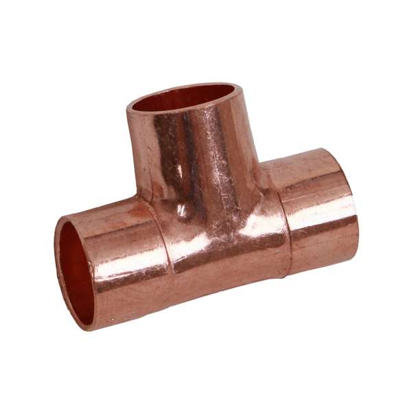 Brasshards Tee Capilllary W24 Copper 20mm