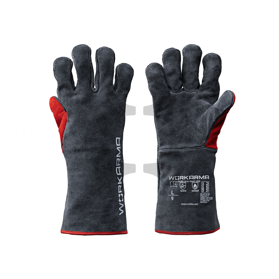 WorkArma Welding Glove Fusion Red L