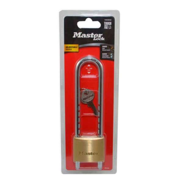 Master Lock Adjustable Brass Padlock 50mm