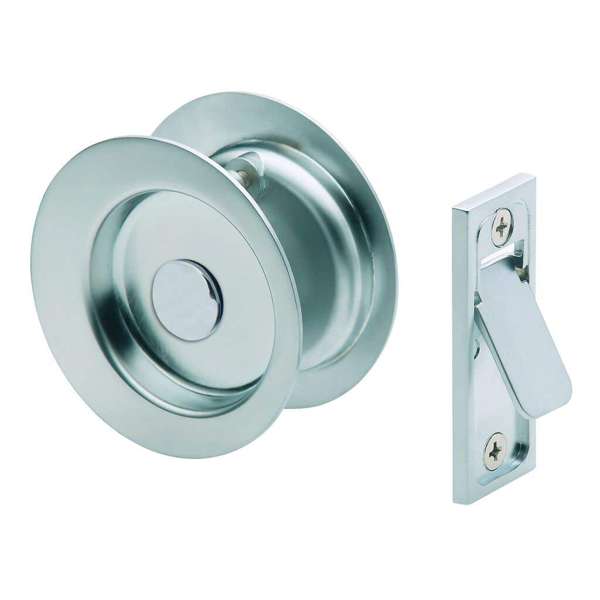 Gainsborough Sliding Cavity Set Circular Passage Satin Chrome