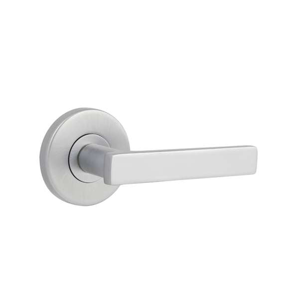 Lane 65mm Brushed Satin Chrome Tovetto Round Passage Lever