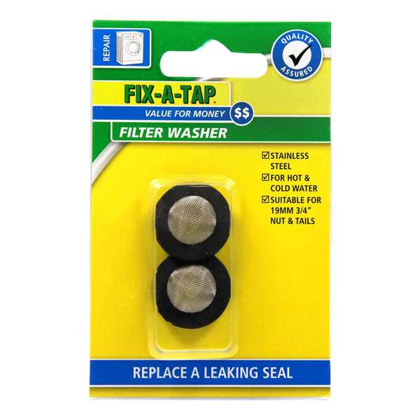 Fix-A-Tap Filter Washer Stainless Steel 19mm