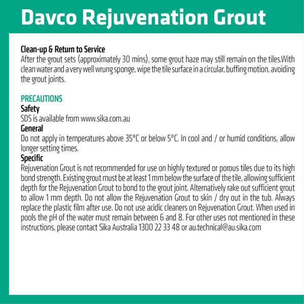 Davco Grout Rejuvenation Picket Fence 1.7kg