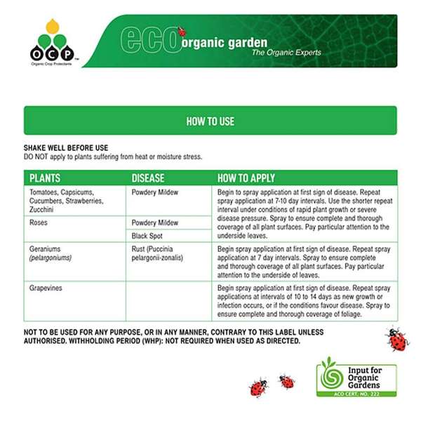 OCP Eco-Fungicide Ready to Use 750ml