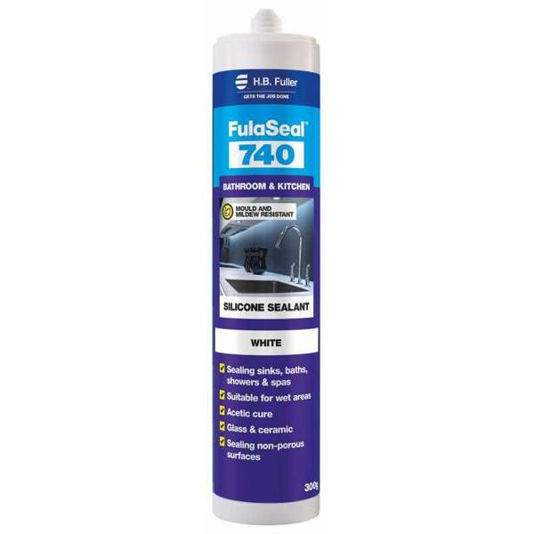 H.B. Fuller Fulaseal 740 Kitchen & Bathroom Sealant 300g