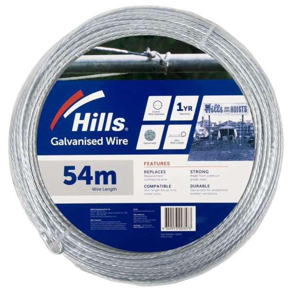 Hills Galvanised Wire 54m