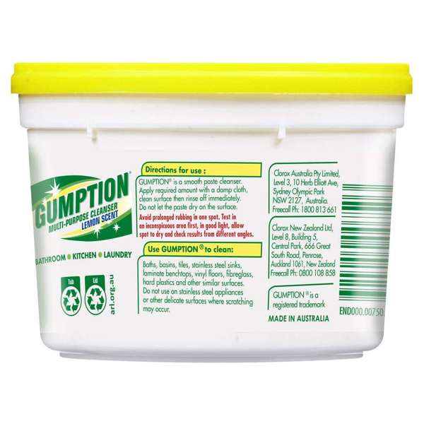 Gumption Multi-Purpose Cleaner Lemon Scent 500g